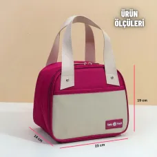Piknik Çantası Sıcak Soğuk Isı Tutucu Yemek Taşıma, Beslenme ve, Günlük İş Yeri ve Seyahat Yemek Çantası