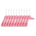 Çocuk PEMBE Elbise Mont Askısı 10 Adet Paketli 30 Cm Çocuk Askı