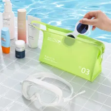 Makyaj Malzemesi Sıvı Dayanıklı Pvc Seyahat Plaj Havuz Fitness Kozmetik Taşıma Çantası