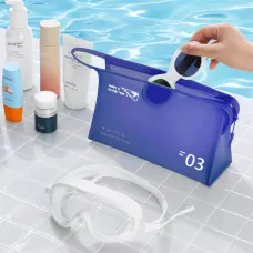 Makyaj Malzemesi Sıvı Dayanıklı Pvc Seyahat Plaj Havuz Fitness Kozmetik Taşıma Çantası