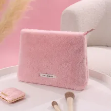 Peluş Makyaj ve Kozmetik Eşya Taşıma Çantası Geniş Hacimli Çanta Organizer Peluş Makyaj ve Kozmetik Eşya Taşıma Çantası Geniş Hacimli Çanta Organizer