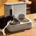 Kedi Köpek Mama Ve Su Kabı Paslanmaz Çelik Kase Otomatik Su Denge Akıcı Mama Besleme Kolay Temizlik