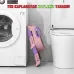 Çocuk Merdivenli Klozet Adaptörü Yükseklik Ayarlı Pratik Tuvalet Eğitici Klozet Oturak Pembe