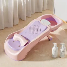 Bebek Banyo Yatağı ve Oturak Yeni Doğan Uyumlu Katlanır Küvet Aparatı Alt Değiştirme ve Mama Sehpası
