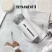 Seyahat Kozmetik Şampuan Vücut Kremi Losyon Taşıma Şişe Seti GRİ