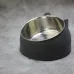 Kedi ve Köpek Mama ve Su Kabı Çelik Taslı Su Doldurma Özellikli SİYAH