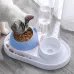 Kedi ve Köpek Mama ve Su Kabı Çelik Taslı Su Doldurma Özellikli MAVİ