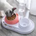 Kedi ve Köpek Mama ve Su Kabı Çelik Taslı Su Doldurma Özellikli PEMBE