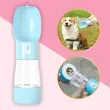 Taşınabilir Kedi Köpek Mama Ve Su Kabı Şişesi Seyahat Gezi Ve Park Yürüyüş İçin 2'si 1 Arada