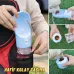 Taşınabilir Kedi Köpek Mama Ve Su Kabı Şişesi Seyahat Gezi Ve Park Yürüyüş İçin 2'si 1 Arada