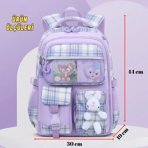 Çocuk Okul Sırt Çantası Ergonomik Özel Tasarım Çok Bölmeli Yeni Nesil Okul Çantası