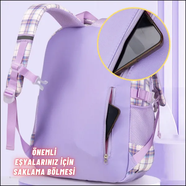 Çocuk Okul Sırt Çantası Ergonomik Özel Tasarım Çok Bölmeli Yeni Nesil Okul Çantası