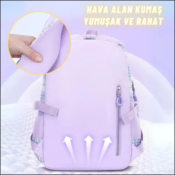 Çocuk Okul Sırt Çantası Ergonomik Özel Tasarım Çok Bölmeli Yeni Nesil Okul Çantası