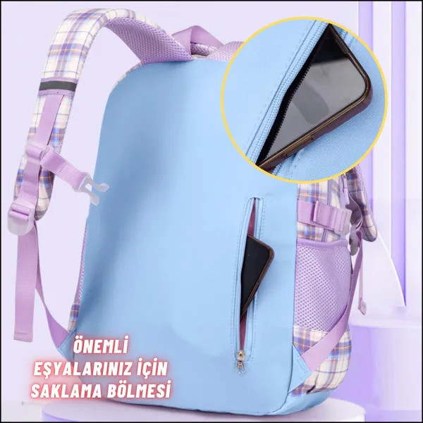 Çocuk Okul Sırt Çantası Ergonomik Özel Tasarım Çok Bölmeli Yeni Nesil Okul Çantası