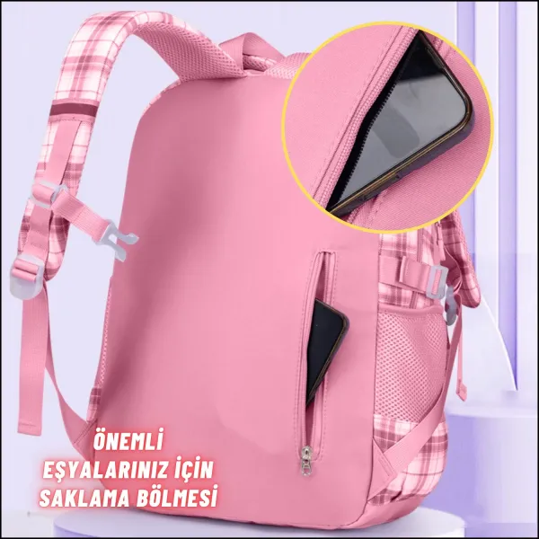 Çocuk Okul Sırt Çantası Ergonomik Özel Tasarım Çok Bölmeli Yeni Nesil Okul Çantası