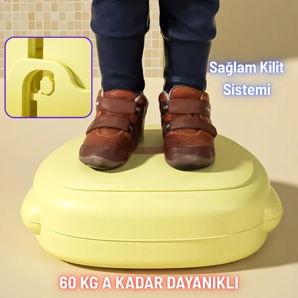 Katlanabilir Bebek Tuvaleti Taşınabilir Çocuk Lazımlık Tuvalet Eğitici Hijyenik Seyahat İçin Uygun