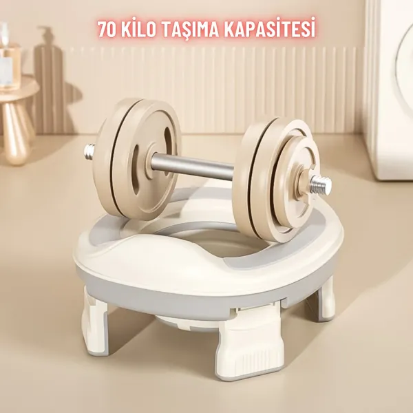 Taşınabilir Lazımlık Çocuk Katlanır Klozet Adaptörü Seyahat Kamp Çocuk Araba Portatif Lazımlık