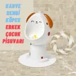 Erkek Çocuk 1-6 Yaş Tuvalet Eğitimi Eğlenceli Duvar Askılı Pisuvar Kahve Rengi