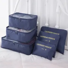 Valiz Seyahat Çanta Düzenleyici 6 Parça Seyahat Bavul Düzenleyici Organizer Set