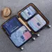 Valiz Seyahat Çanta Düzenleyici 6 Parça Seyahat Bavul Düzenleyici Organizer Set