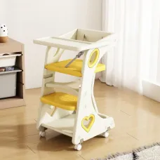 Bebek Mama Sandalyesi Eğitici Çocuk Gelişim Sandalyesi ve Mutfak Merdiven ve Öğrenme Kulesi