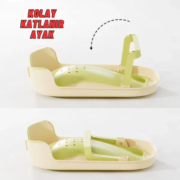 Katlanabilir Silikon Bebek Besleme ve Yıkama Banyo Oturağı Alt Değiştirme Sehpası Yeşil