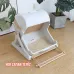 Kedi Tuvaleti Yarı Otomatik Tek Hamlede Kolay Temizlik Hijyenik Kullanım Pratik Kedi Kum Kabı