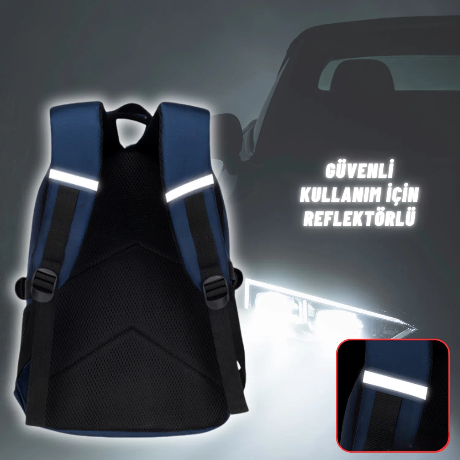 Erkek Çocuk İlkokul Anaokul Sırt Çantası Çok Bölmeli Ergonomik Yeni Nesil Tasarım Sırt Çantası - görsel 5
