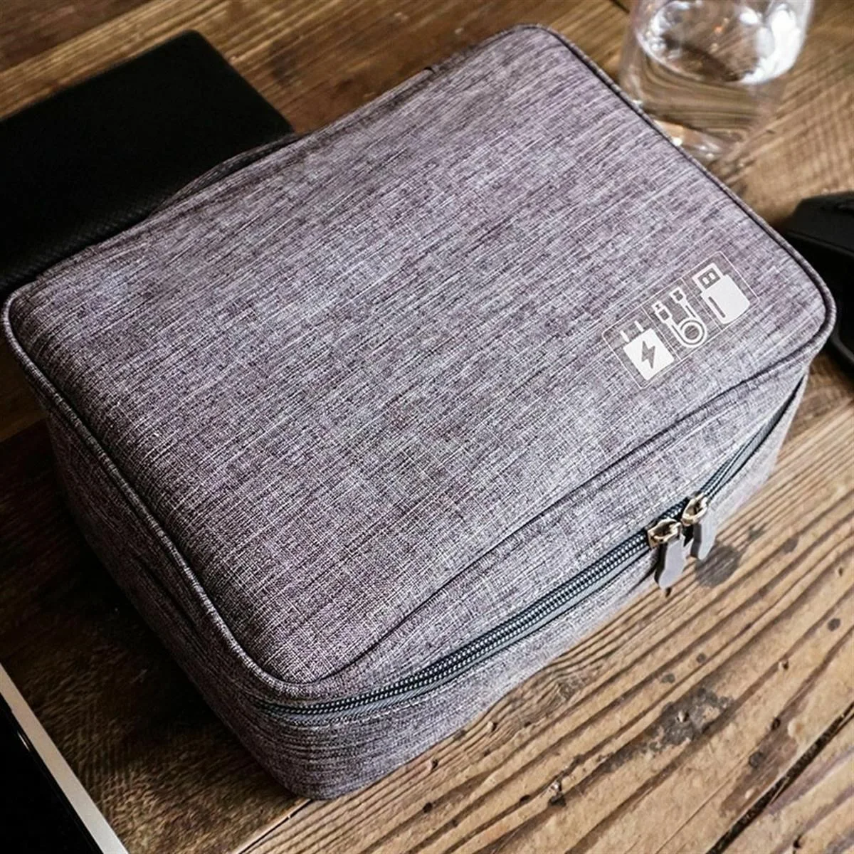 Aksesuar Kablo Powerbank Saklama Taşıma Kılıfı Organizer Çantası - görsel 3