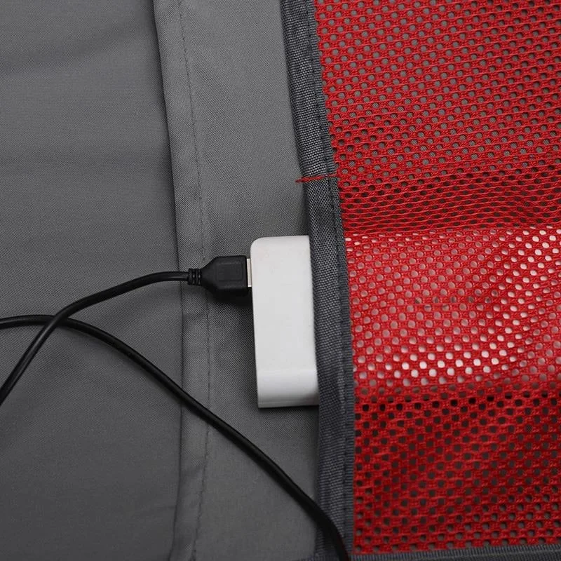 Laptop Sırt Çantası Usb Şarj Girişli iş Seyahat Su Geçirmez Notebook Ipad Ve Evrak Taşıma Çantası GRİ - görsel 7