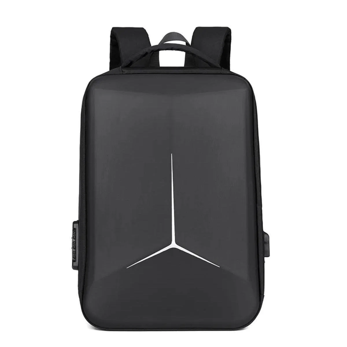 Laptop Notebook Kilitli Sırt Çantası Usb Şarj Ve Kulaklık Girişli Profesyonel iş Seyahat Çantası - görsel 2
