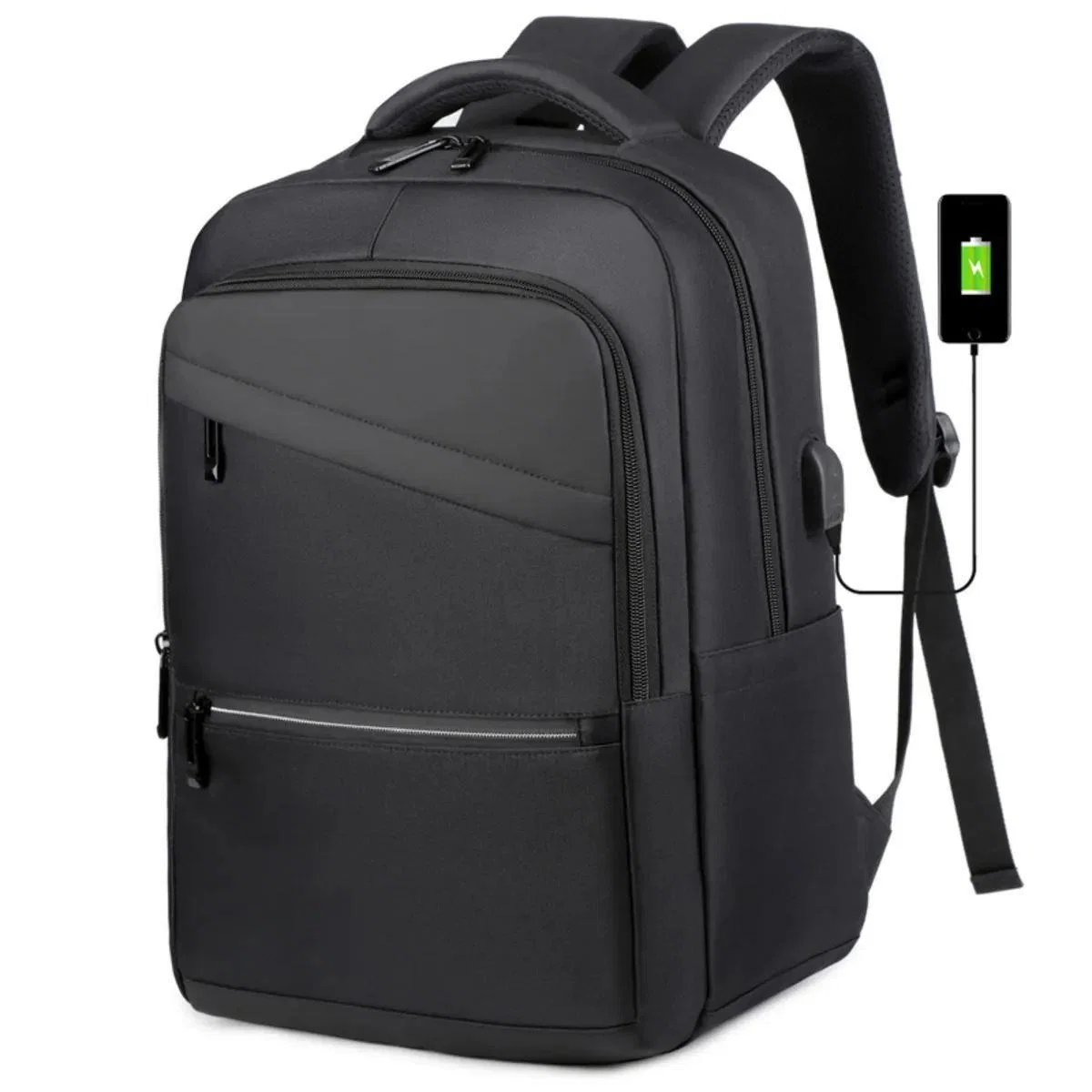 Laptop Notebook Sırt Çantası Profesyonel iş Seyahat Ve Evrak Çantası Usb Port Çıkışlı - görsel 4