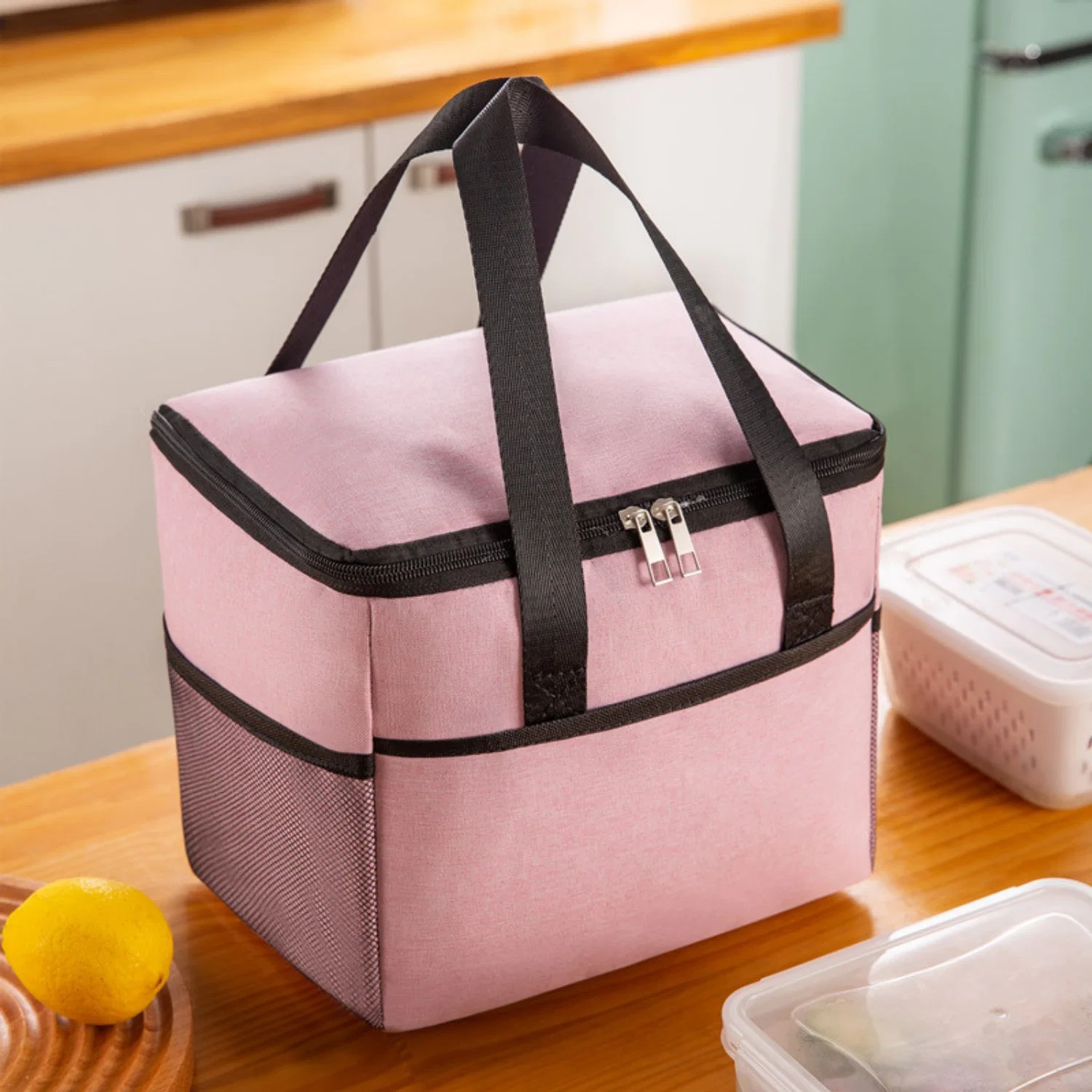 Yemek Taşıma Ve Piknik Çantası 10 Litre Isı Yalıtımlı Sıcak Soğuk Beslenme Taşıma Çantası