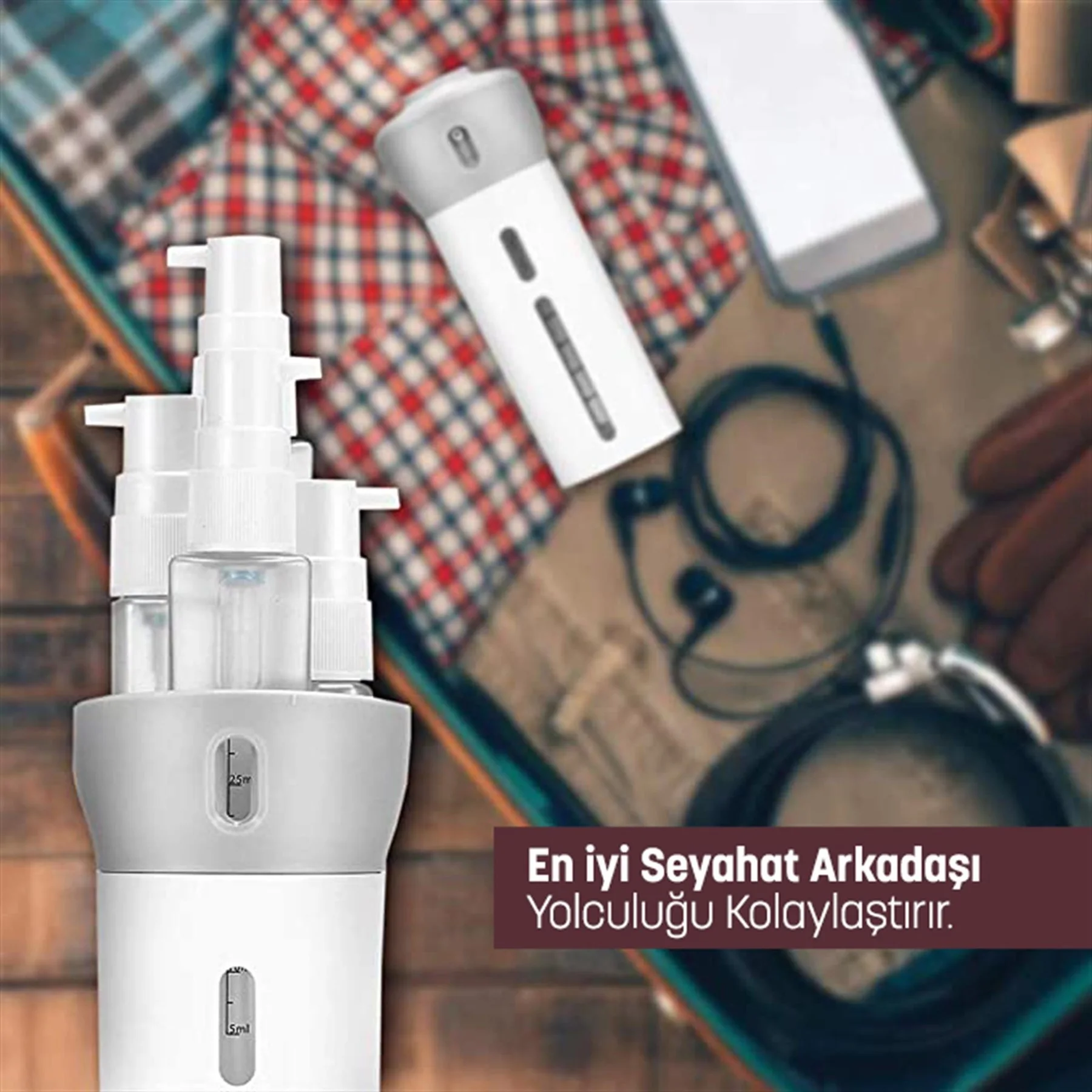 Seyahat Kozmetik Şampuan Vücut Kremi Losyon Taşıma Şişe Seti GRİ - görsel 3