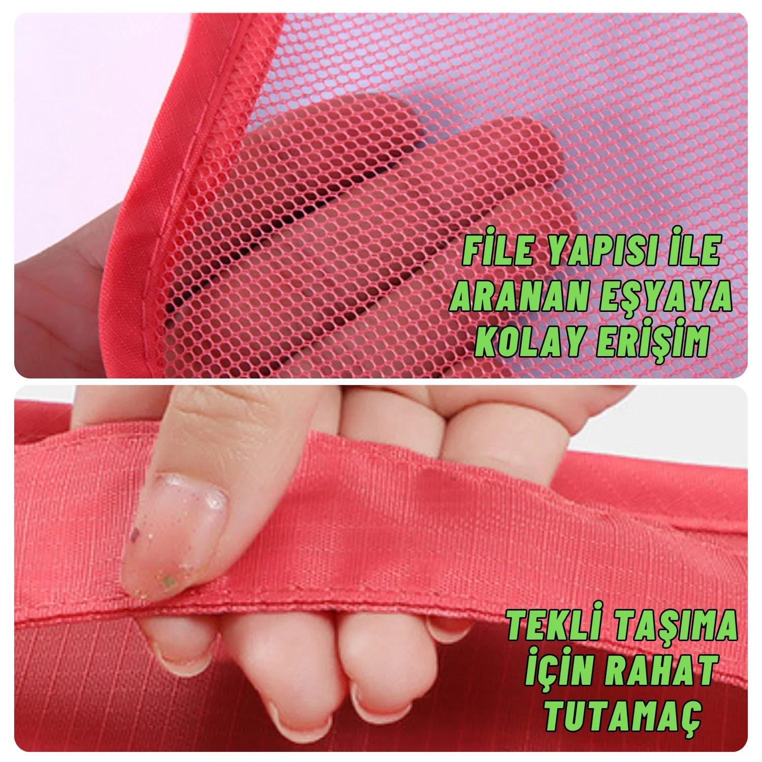 Valiz Seyahat Çanta Düzenleyici 6 Parça Seyahat Bavul Düzenleyici Organizer Set - görsel 6