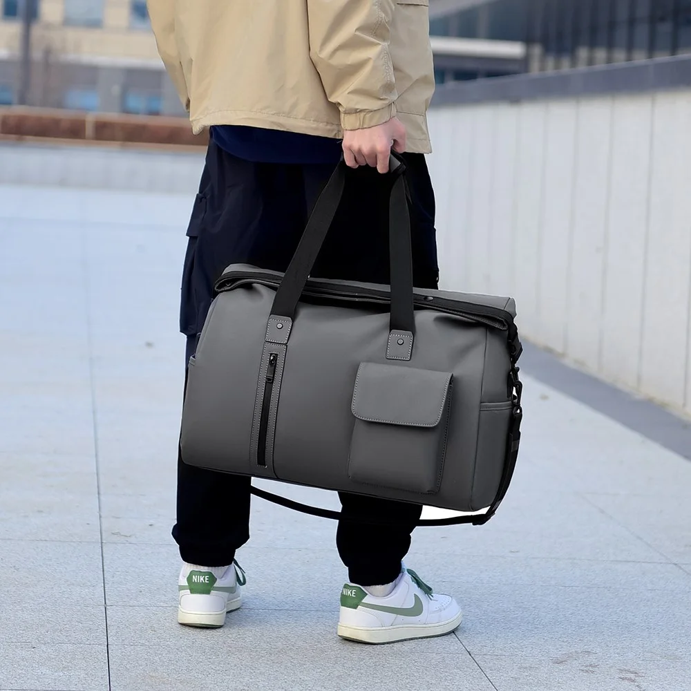 Seyahat Çantası Unisex Kabin Boy El Ve Omuz Çanta Sıvı Dayanıklı Kumaş Tatil Spor Seyahat Stil Çanta - görsel 7